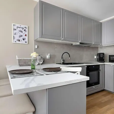 Elegant And Bright In With Balcony By Renters Lägenhet *